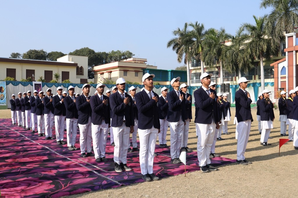 Students at St. Mary’s Senior Secondary School, Jwalapur, Haridwar